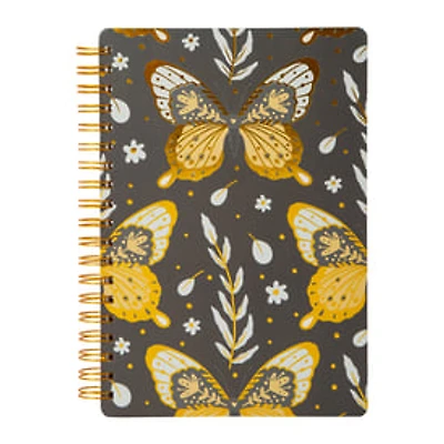 Moth Twin Wire Spiral Bound Journal 7in x 10in