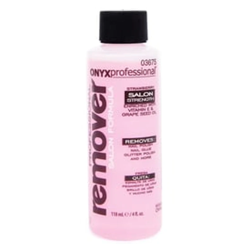 Onyx Professional® Nail Polish Remover 4 Fl.oz. - Strawberry