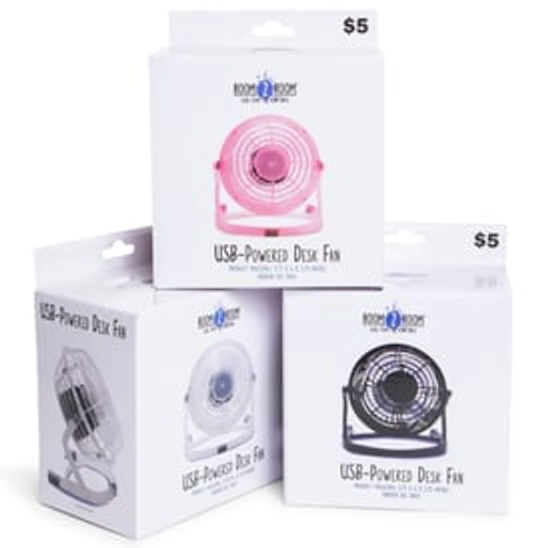 USB-Powered Desk Fan