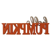 Hello Pumpkin' 3D Word Sign 13.9in x 5.2in