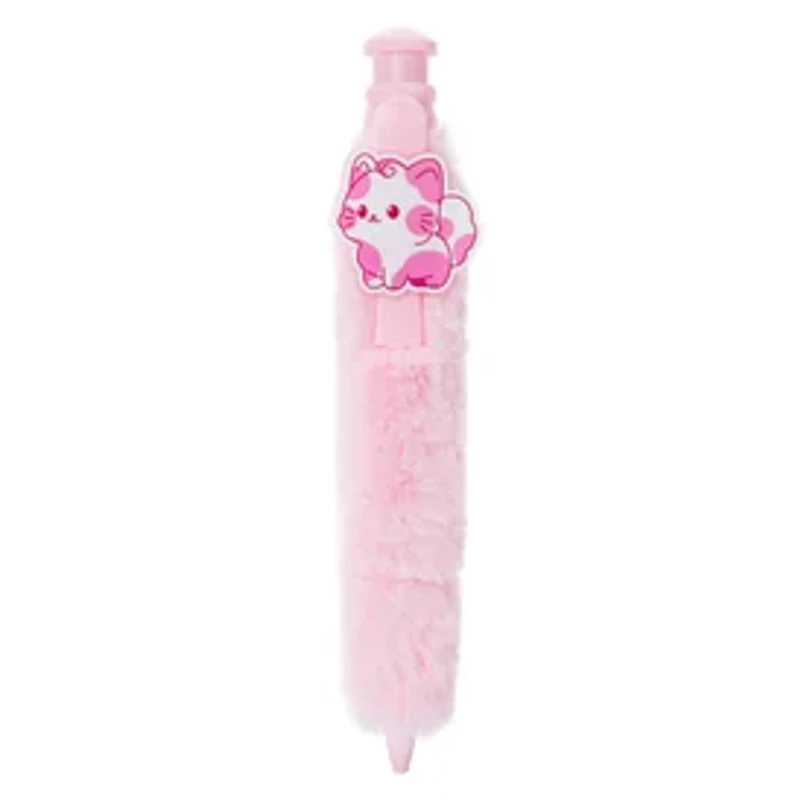 Jumbo Furry Animal-Charm Ballpen