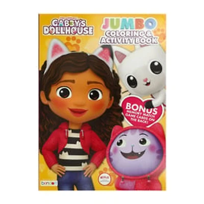 DreamWorks Gabby's Dollhouse Jumbo Coloring & Activity Book