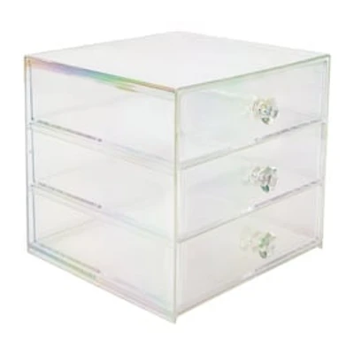 Iridescent Cosmetic Storage Drawers