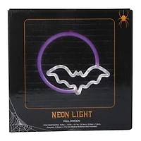 Halloween LED Neon Light - Bat & Moon