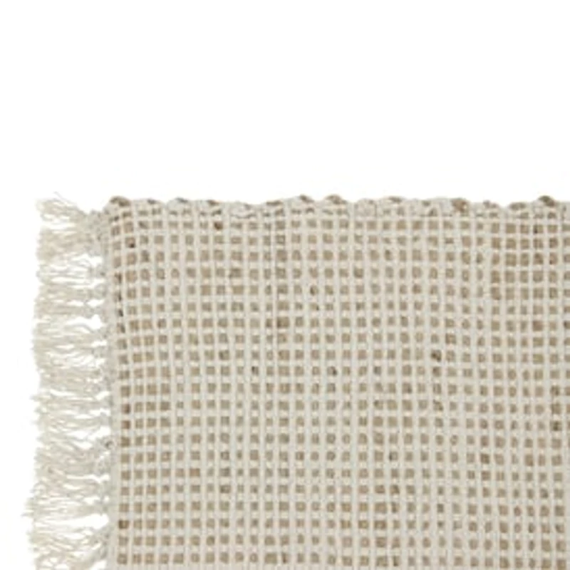 Jute Cotton Rug 2ft x 3ft