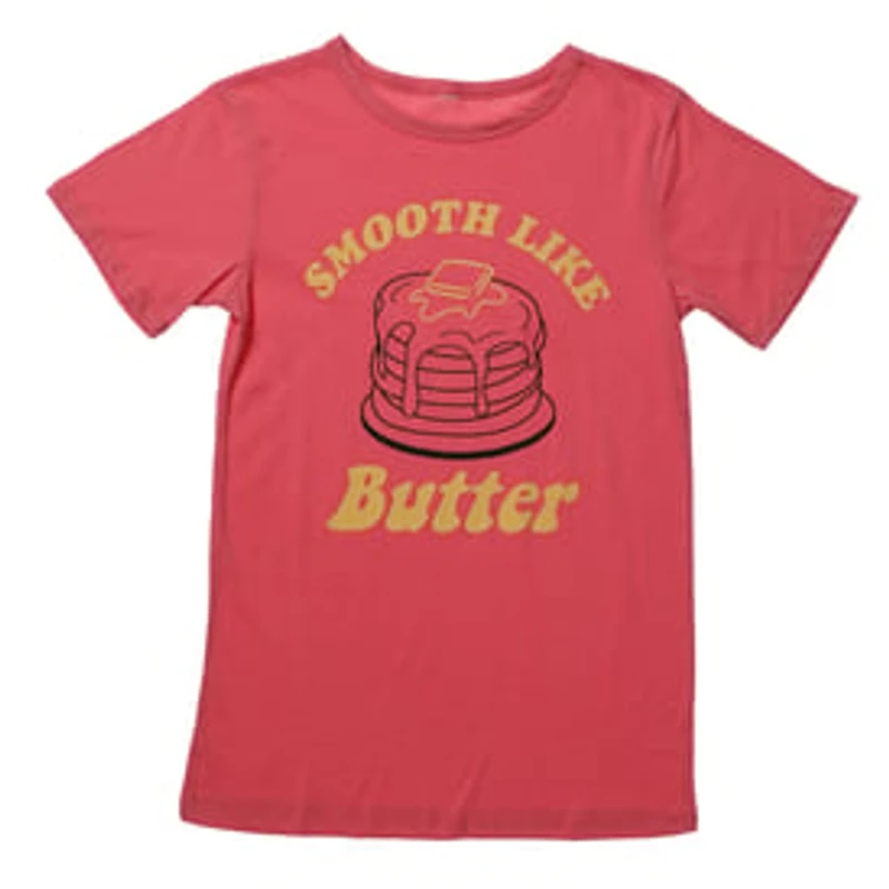 Juniors 'smooth Like Butter' Retro Graphic Tee