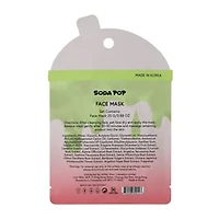 Soda Pop Strawberry Matcha Boba Hydrating & Refreshing Face Mask 0.8oz