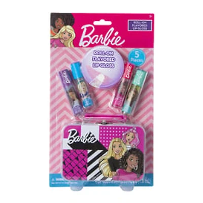 Barbie™ Roll-On Flavored Lip Gloss 4-Pack w/ Tin