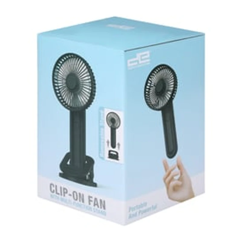 Clip-On Fan With Multi-Function Stand