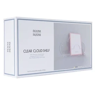 Clear Cloud Shelf 12in