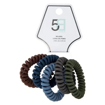 Fabric Hair Coils 5-Pack
