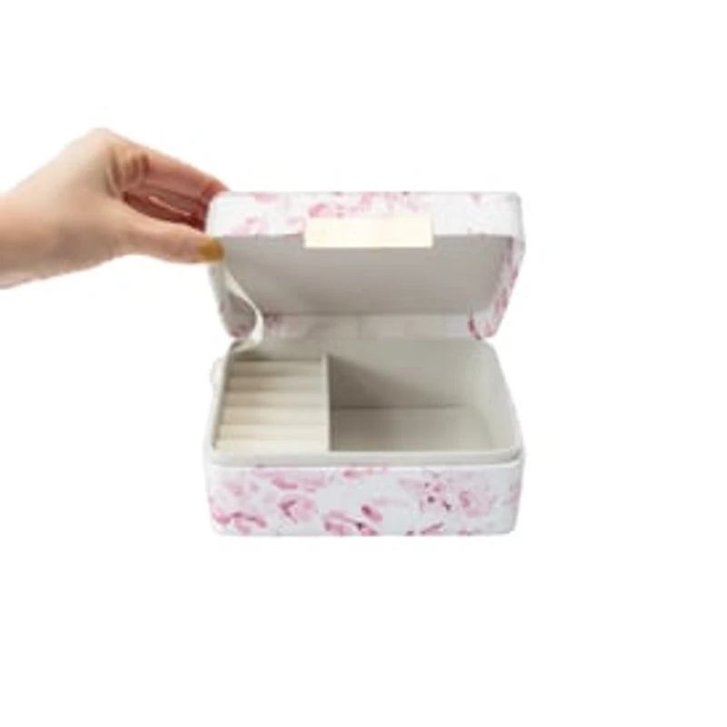 Floral Printed Jewelry Case