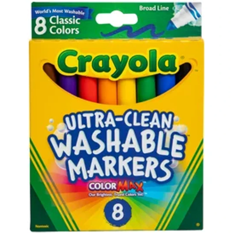 Crayola® Ultra-Clean Washable Markers 8-Pack