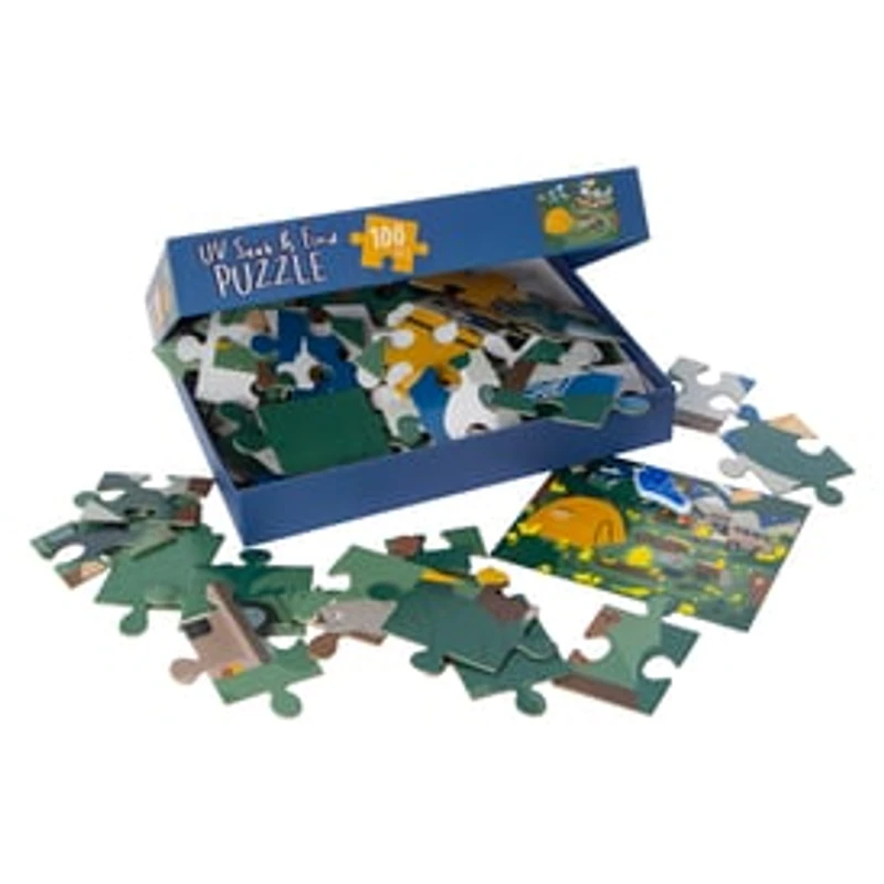Uv Seek & Find Jigsaw Puzzle 100-Piece