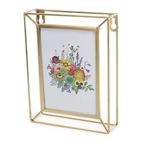 Dimensional Picture Frame w/ Print (Fits 4in x 6in Photo)