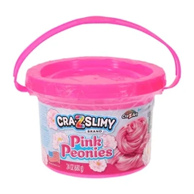 Cra-Z-Slimy™ Pink Peonies Slime Tub 24oz