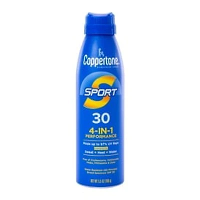 Coppertone® Sport 4-in-1 Performance Spf 30 Sunscreen Spray 5.5oz