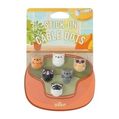 Novelty Stick-On Cable Dots 6-Pack