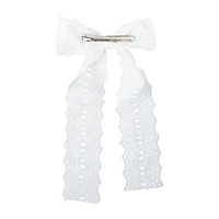 White Oversized Bow