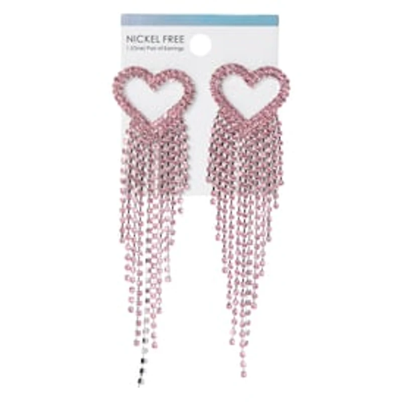 Rhinestone Dangle Earrings