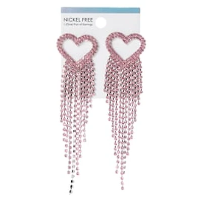 Rhinestone Dangle Earrings