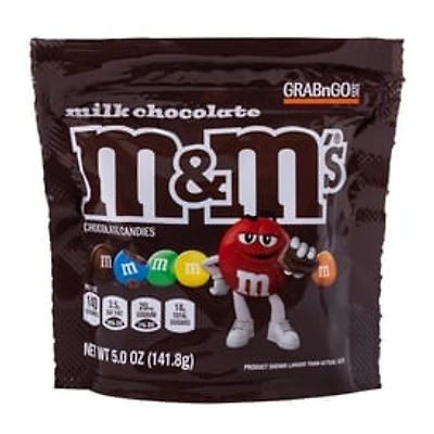 M&M's® Grab N Go Milk Chocolate Candies 5oz
