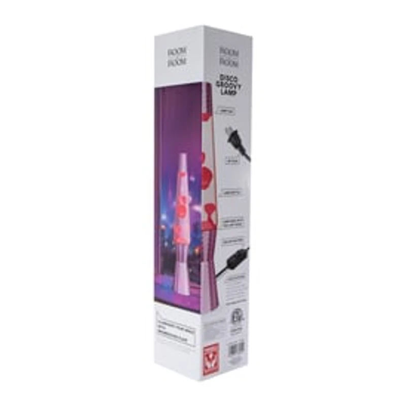 Disco Groovy Lava Lamp 3.54in x 17.9in