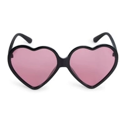 lovebug heart-shape colored lens sunglasses