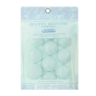 Bath Bombs Vanilla 10-Count Pack