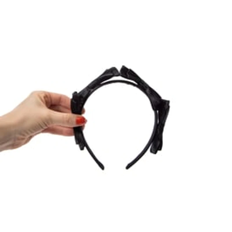 Black Bow Headband
