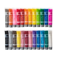 Metallic & Glitter Acrylic Paint Set 24-Count