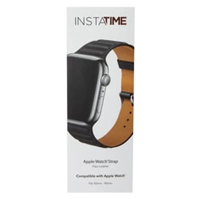 Faux Leather Watch Band For Apple Watch®