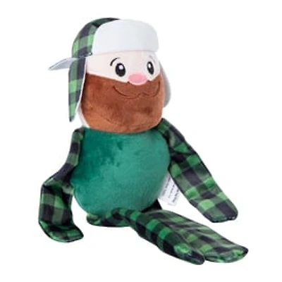 Holiday Plush Long Limb Dog Toy 12in x 3in