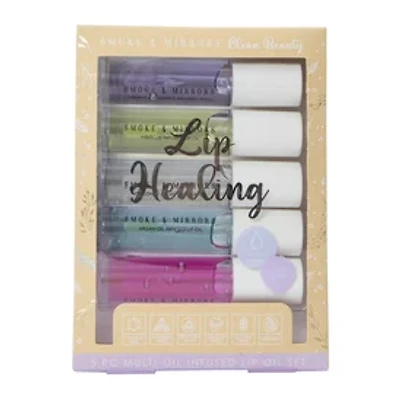 Smoke & Mirrors Lip Healing infused Lip Oil Set 5-Piece
