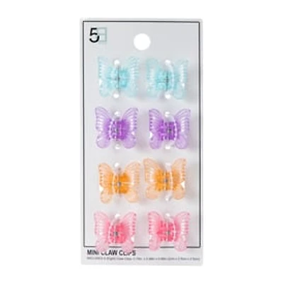 Mini Novelty Claw Clips 8-Count