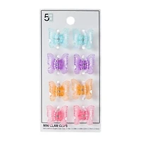 Mini Novelty Claw Clips 8-Count