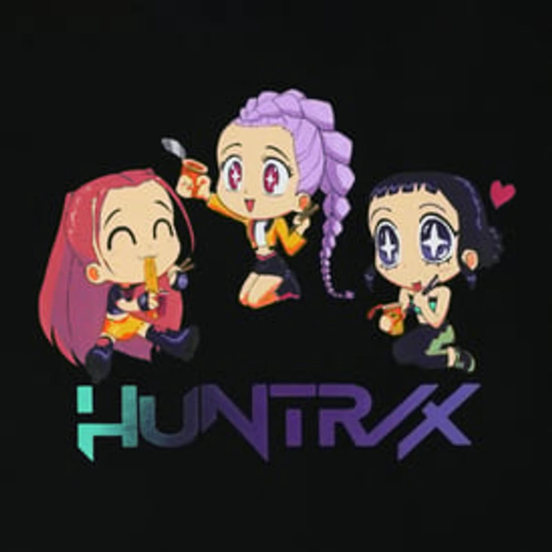 Kids Netflix KPop Demon Hunter Huntrix Graphic Tee