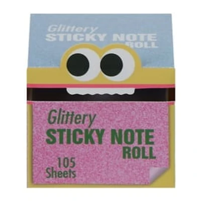 Glittery Sticky Note Roll 105-Pack