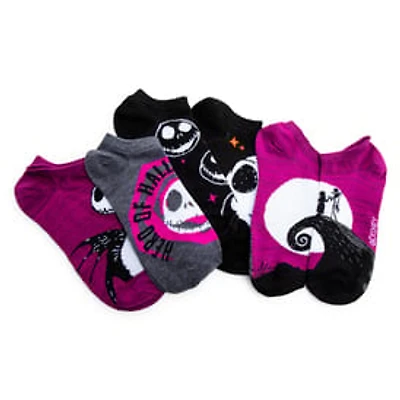 Ladies Disney Tim Burton's The Nightmare Before Christmas™ 5-Pack Ankle Socks