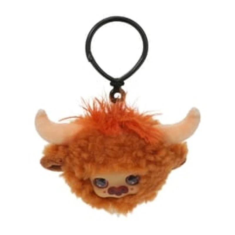 Highland Cow Vinyl Face Plush Clip-On (Styles May Vary)