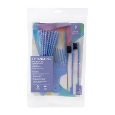 Detangling Hair Brush Kit 5-Pack
