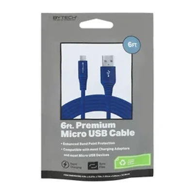 6ft Micro-USB Charging Cable