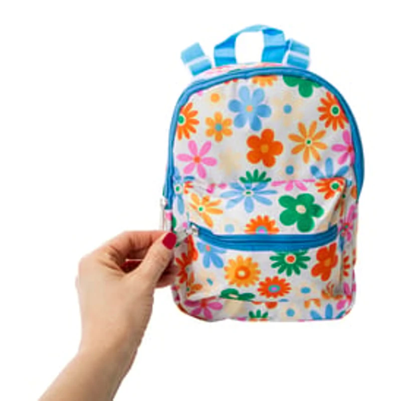 Printed Mini Backpack 9in