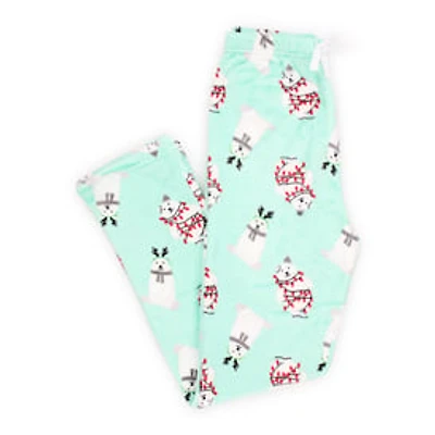 Juniors Plush Lounge Pants - Polar Bear