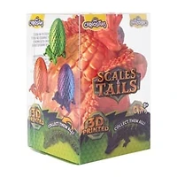 ORB Curiosities 3D Printed Scales & Tails Mystery Egg Toy (Styles May Vary)