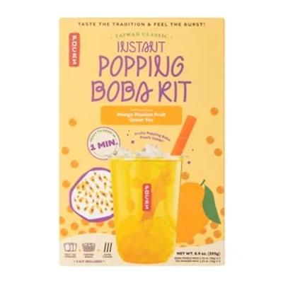 Pocas Instant Popping Boba Kit 8.9oz - Peach Oolong Tea