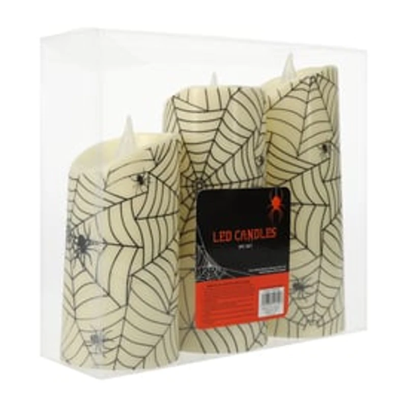 Halloween LED Candles 3-Count Set