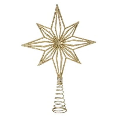 Glitter Star Tree Topper 9.25in