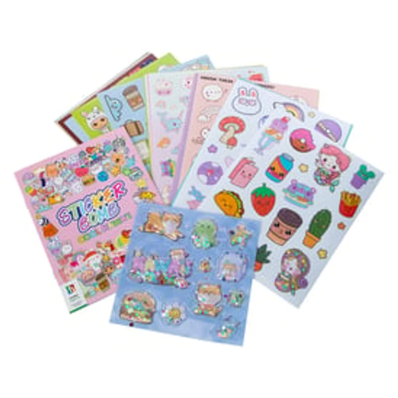 Kaleidoscope Sticker Bomb With 600+ Stickers & Book