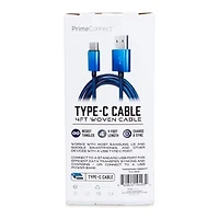 4ft Woven USB-C Charging Cable